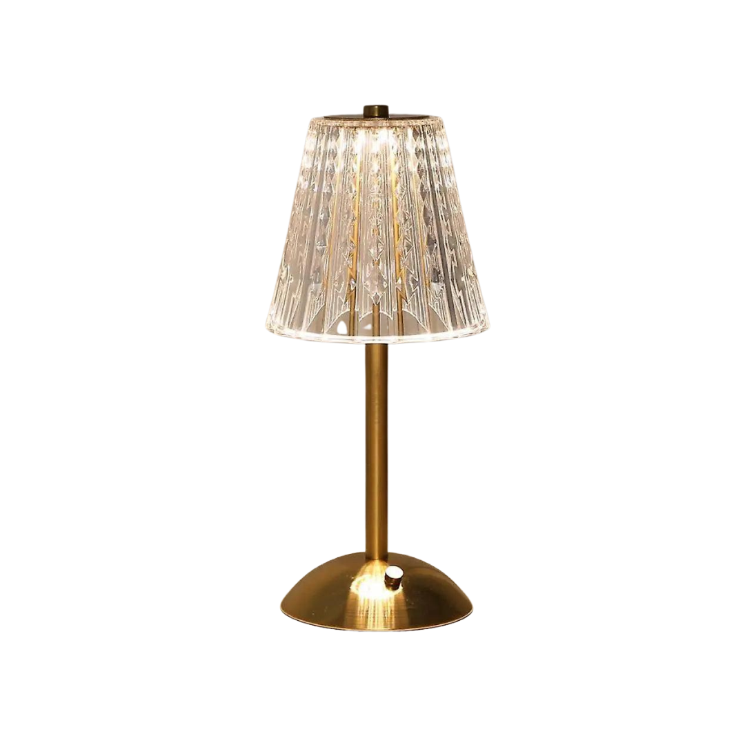 CrystalLuxe - Vintage Table Lamp with Elegant Shine 2