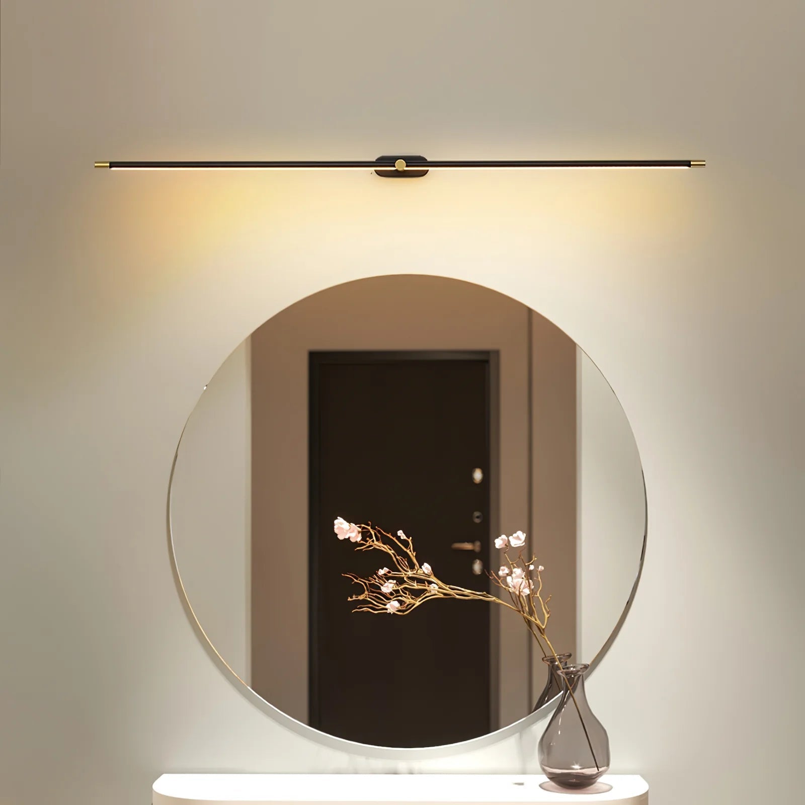 Crystalia | Bathroom Bar Wall Lamp For Minimalist Above Mirror 3
