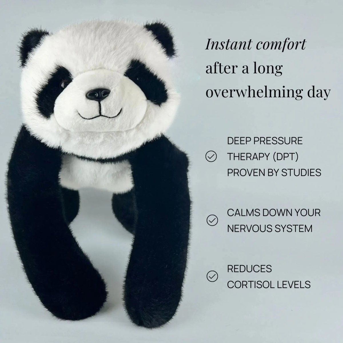CuddleHug | Soft Plush Stress-Relief Companion with Long Arms 7