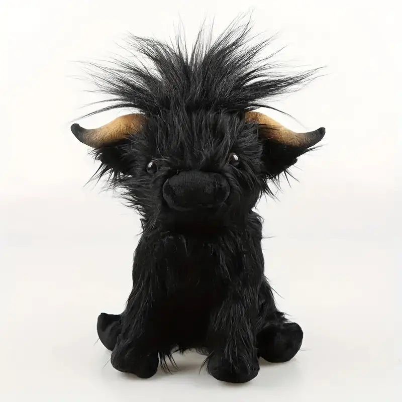 Cuddly Highland Cow Plush Toy – Soft Stuffed Animal Comforter for All Ages, 25 cm 3