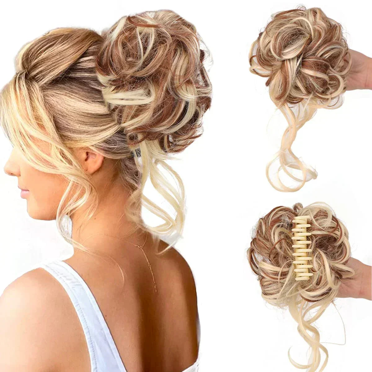 CurlBun | Instant Hair Bun Maker Clip for Effortless Updos 1
