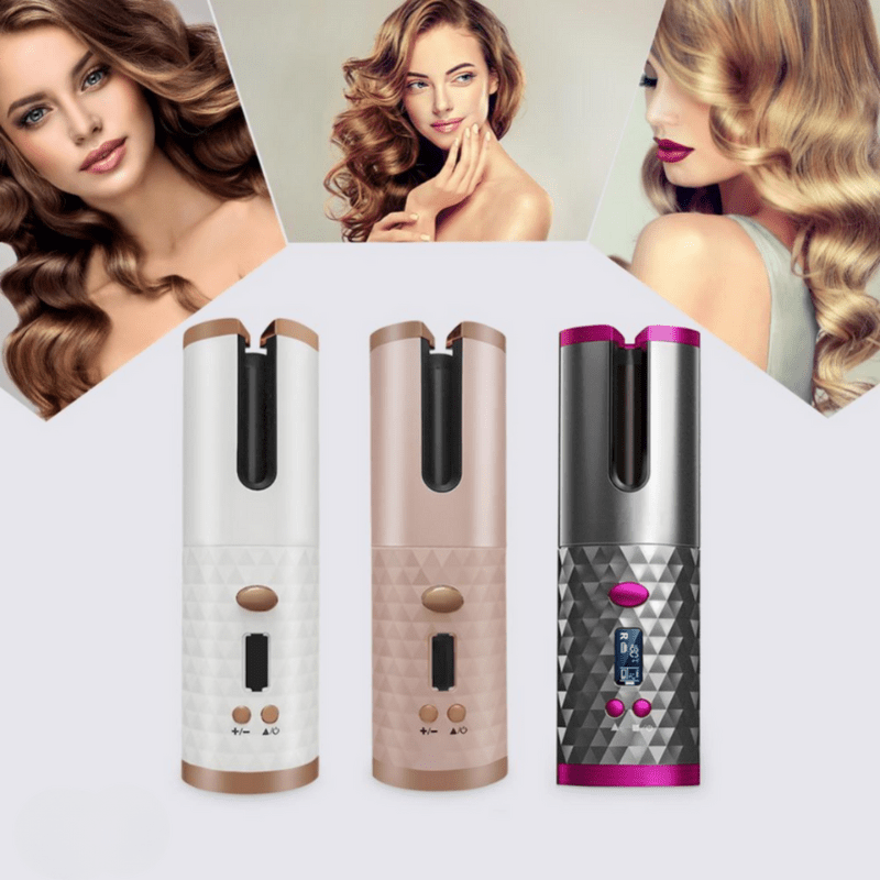 CurlEase | Cordless Hair Curler for Effortless Smooth Curls 1