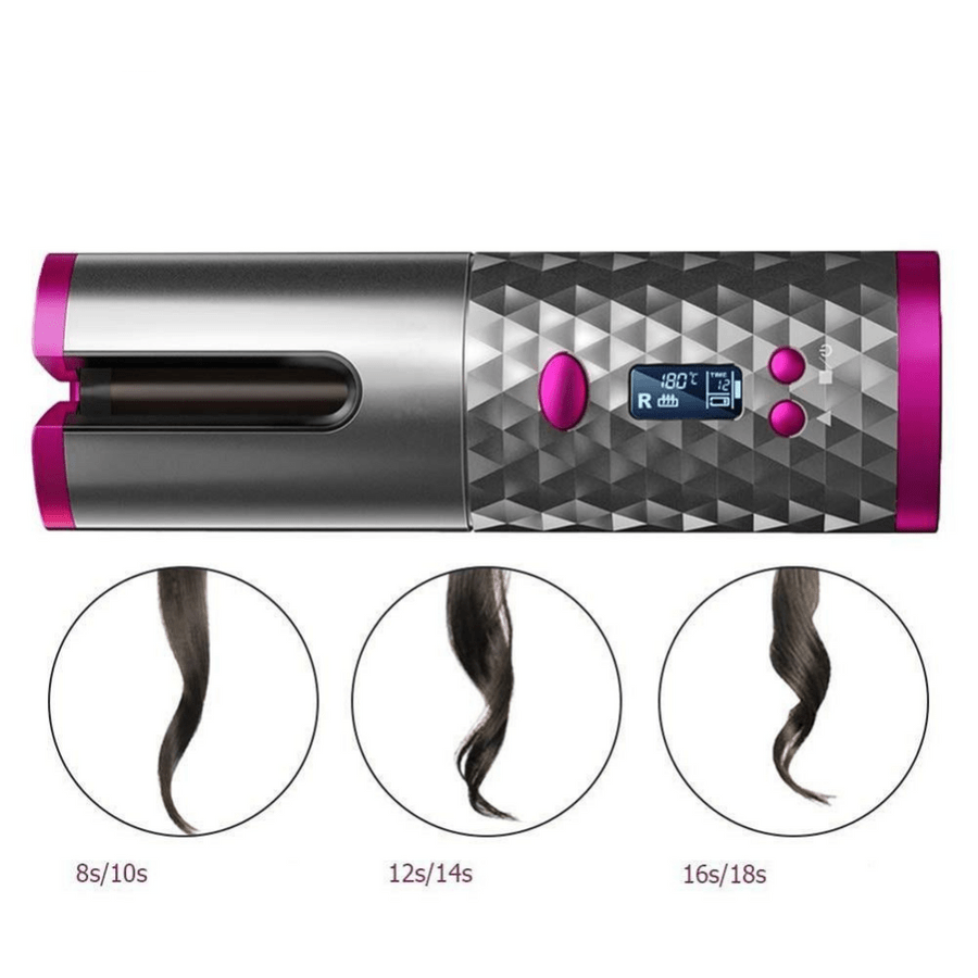 CurlEase | Cordless Hair Curler for Effortless Smooth Curls 4