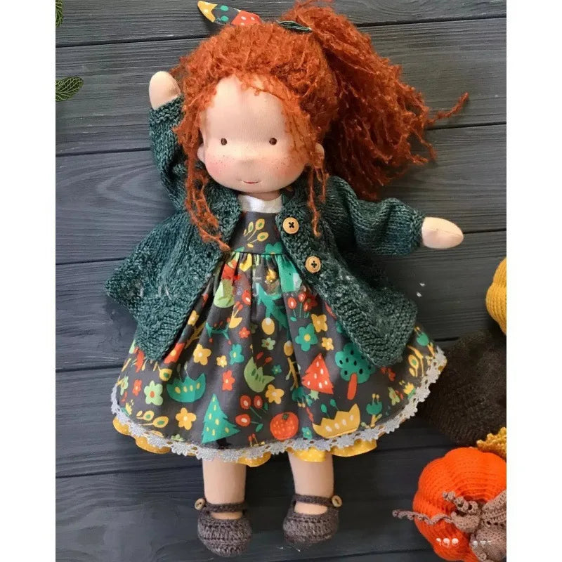 Cute Soft Plush Toys Waldorf Handmade  Cute Cotton Stuffed Plush Doll Packaging Dolls Fabricchanging Box Best Children Birthda 0