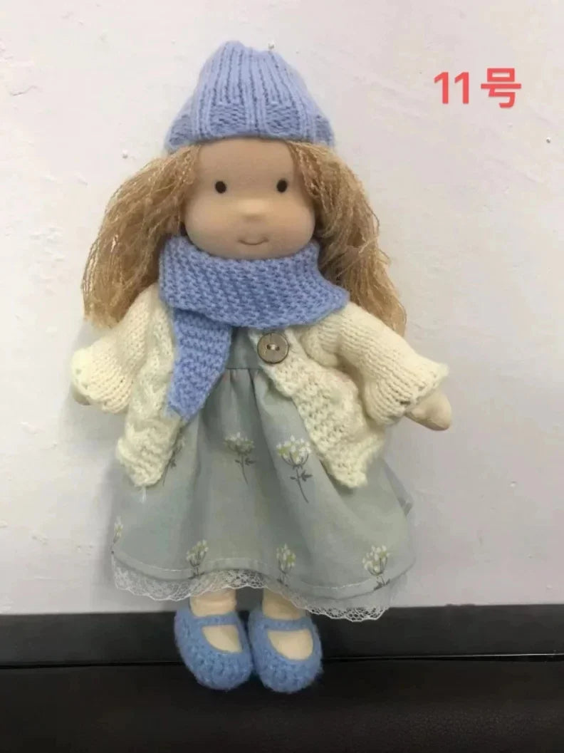 Cute Soft Plush Toys Waldorf Handmade  Cute Cotton Stuffed Plush Doll Packaging Dolls Fabricchanging Box Best Children Birthda 1