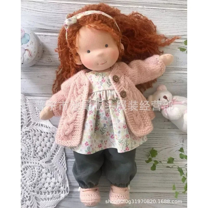Cute Soft Plush Toys Waldorf Handmade  Cute Cotton Stuffed Plush Doll Packaging Dolls Fabricchanging Box Best Children Birthda 19