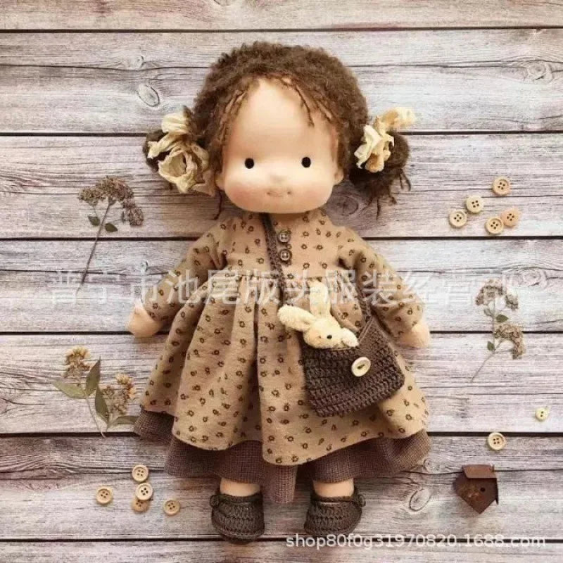 Cute Soft Plush Toys Waldorf Handmade  Cute Cotton Stuffed Plush Doll Packaging Dolls Fabricchanging Box Best Children Birthda 25