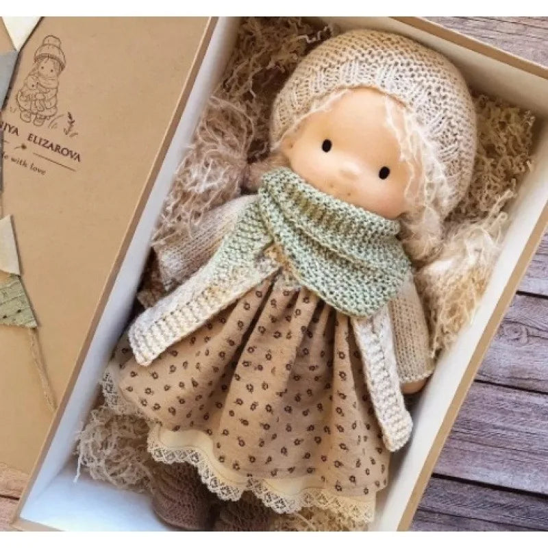 Cute Soft Plush Toys Waldorf Handmade  Cute Cotton Stuffed Plush Doll Packaging Dolls Fabricchanging Box Best Children Birthda 27