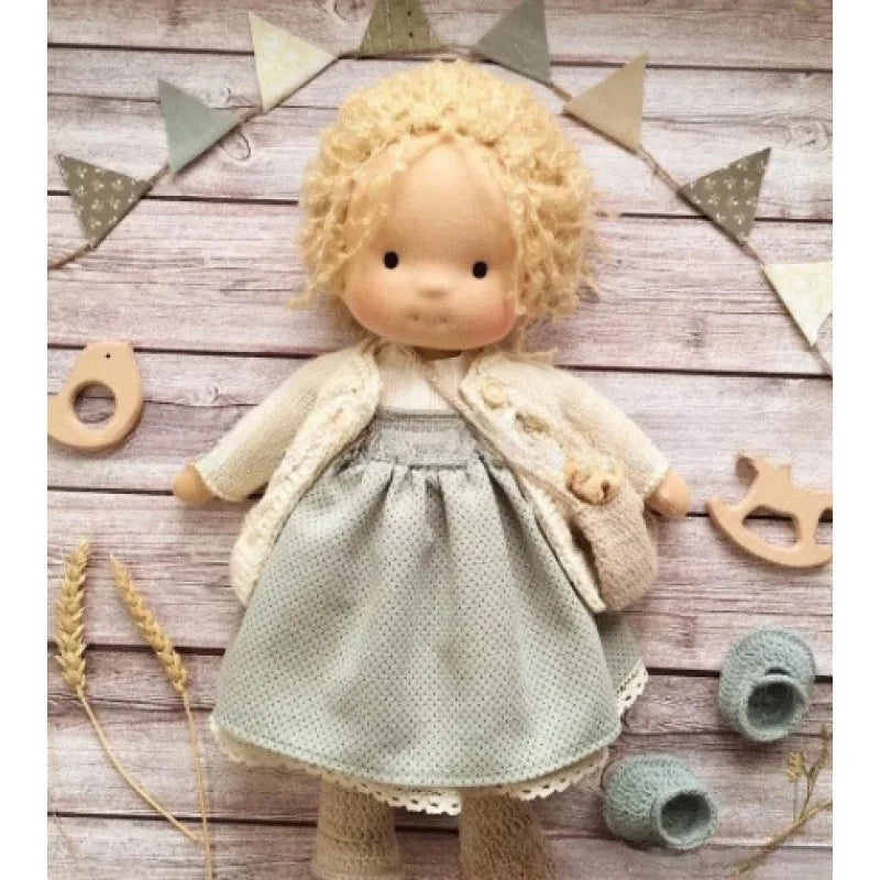 Cute Soft Plush Toys Waldorf Handmade  Cute Cotton Stuffed Plush Doll Packaging Dolls Fabricchanging Box Best Children Birthda 9