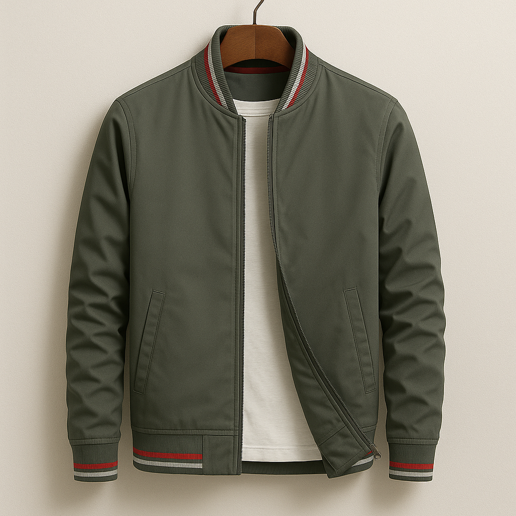 Cyrus | Modern Lightweight Mens Bomber Jacket 3