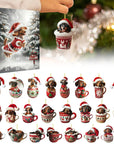 Dachshund Charm | Festive Playful Acrylic Advent Calendar for Holiday Countdown 5