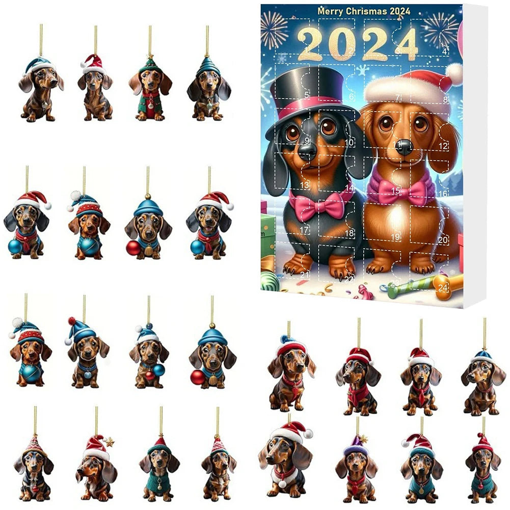 Dachshund Joy | Festive Whimsical Advent Calendar for Dog Lovers 11