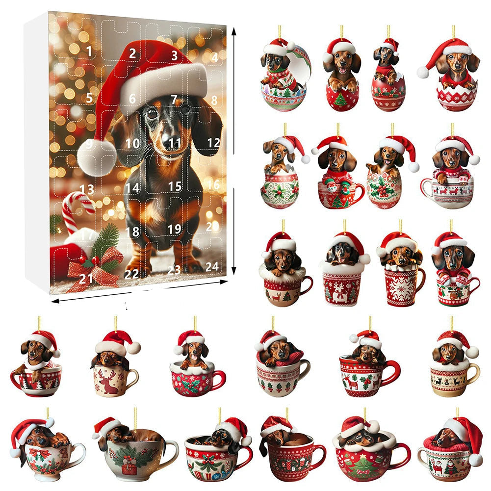Dachshund Joy | Festive Whimsical Advent Calendar for Dog Lovers 13