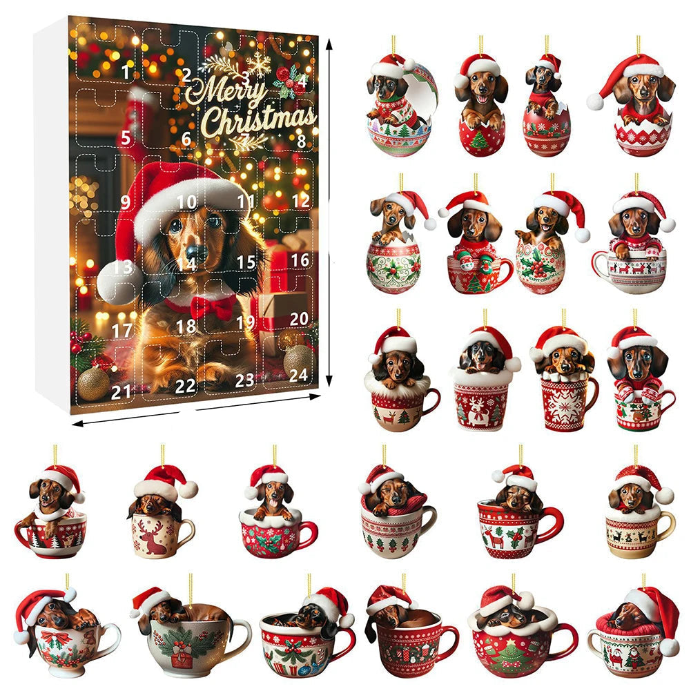 Dachshund Joy | Festive Whimsical Advent Calendar for Dog Lovers 16