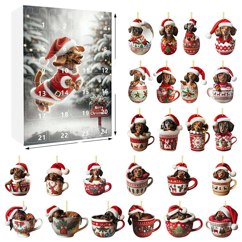 Dachshund Joy | Festive Whimsical Advent Calendar for Dog Lovers 9