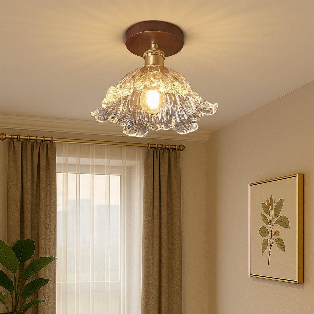 DahliaBloom | Flower Glass Ceiling Lamp for Perfect Interior 0