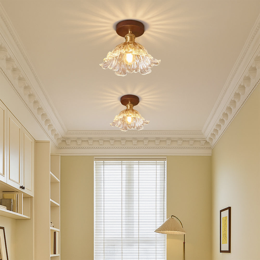 DahliaBloom | Flower Glass Ceiling Lamp for Perfect Interior 1
