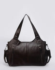 Dakota | Chic Black Vegan Leather Shoulder Bag for Women 2
