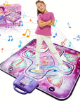 DanceJoy | Interactive Fun Pink Dance Mat for Girls with Scoring Function 0