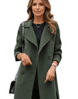 Daphne | Elegant Black Trench Coat for Women - Timeless Winter Style 1