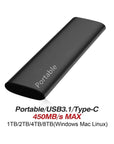 DataSwift | Portable External SSD High-Speed Aluminum Storage Drive 5