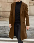 Dean | Long Overcoat for Men with Sleek and Contemporary Silhouette 0
