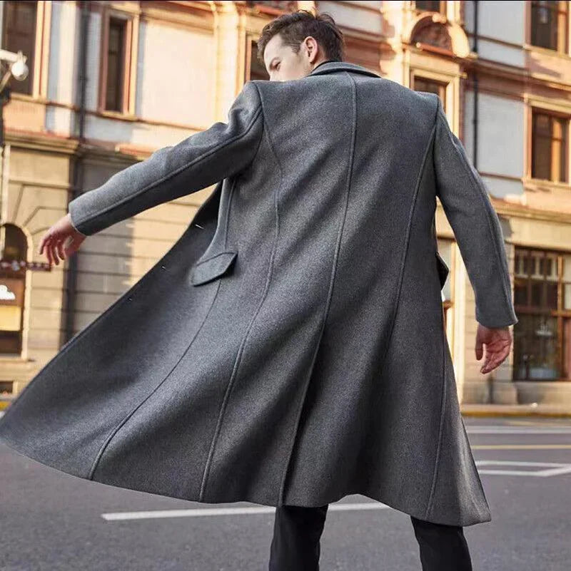 Dean | Long Overcoat for Men with Sleek and Contemporary Silhouette 1