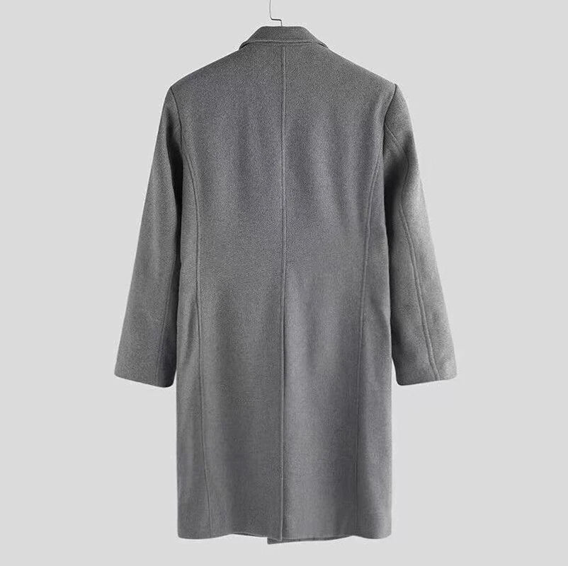 Dean | Long Overcoat for Men with Sleek and Contemporary Silhouette 4