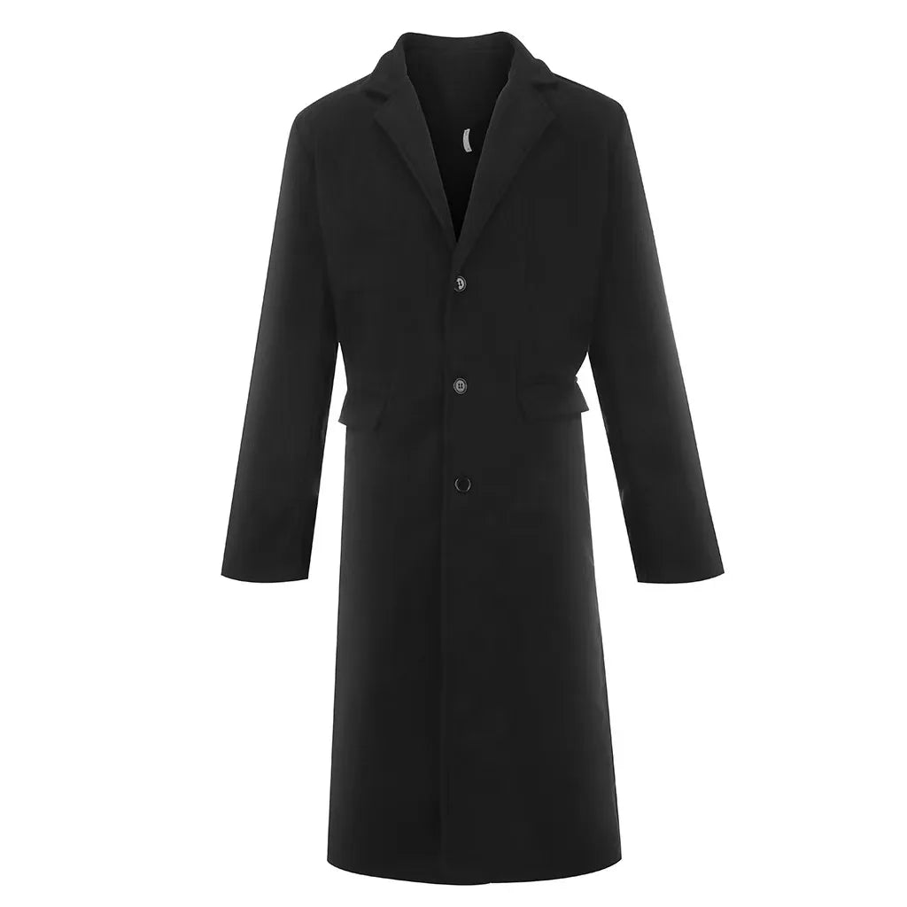 Dean | Long Overcoat for Men with Sleek and Contemporary Silhouette 8