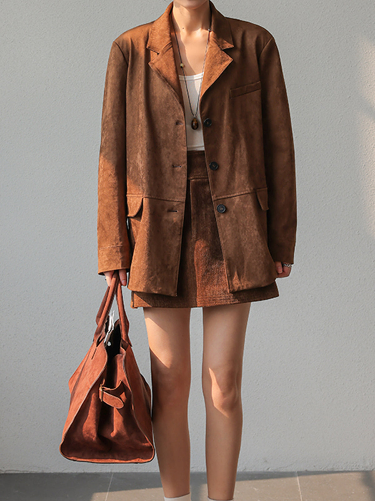 Denise | Vintage Suede Blazer 5