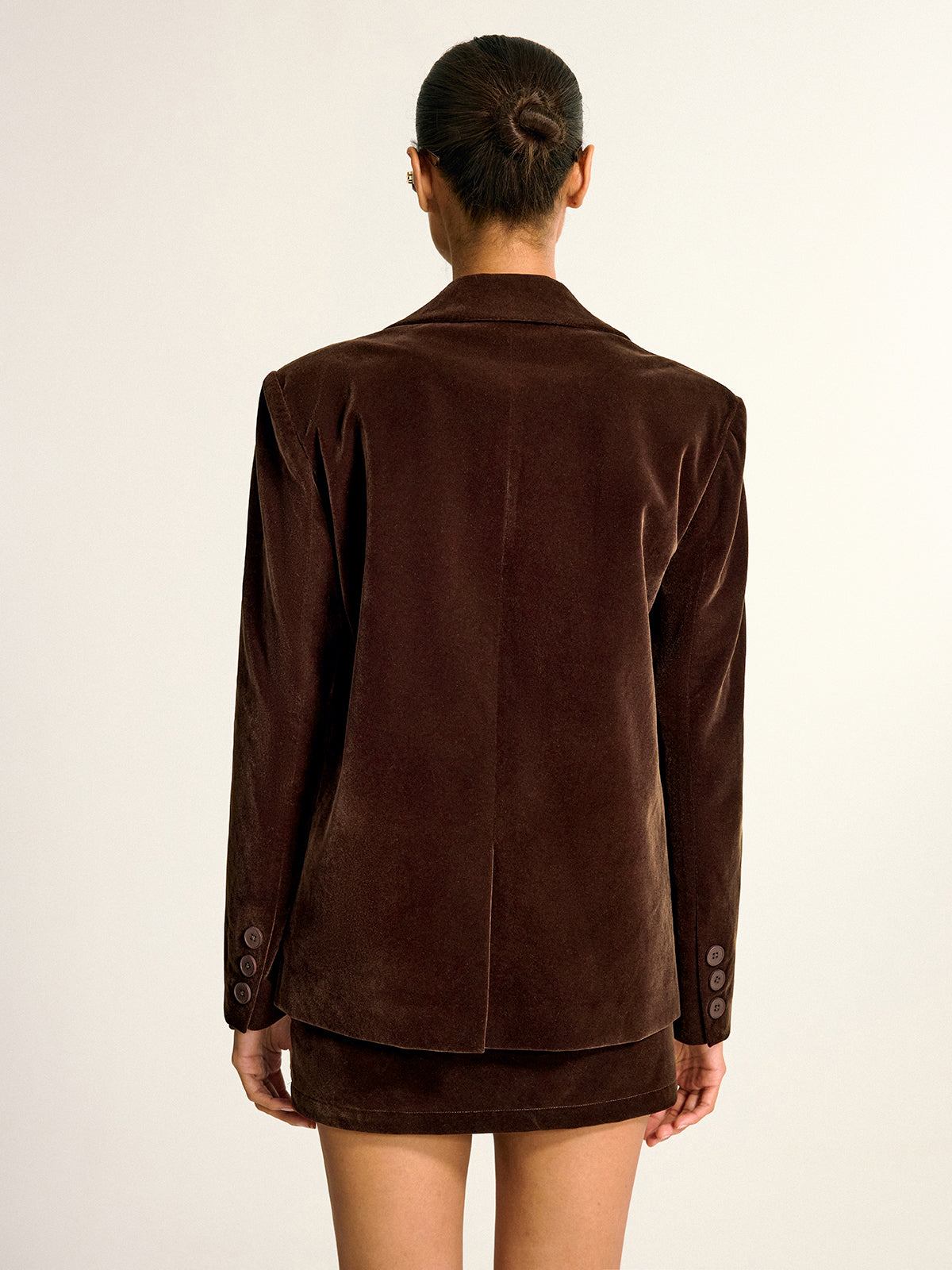Destiny | Velvet Shawl Collar Blazer 5