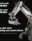 DiggerMaster | RC Excavator with 11 Functions – Realistic Construction Vehicle Toy 4