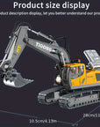 DiggerMaster | RC Excavator with 11 Functions – Realistic Construction Vehicle Toy 6