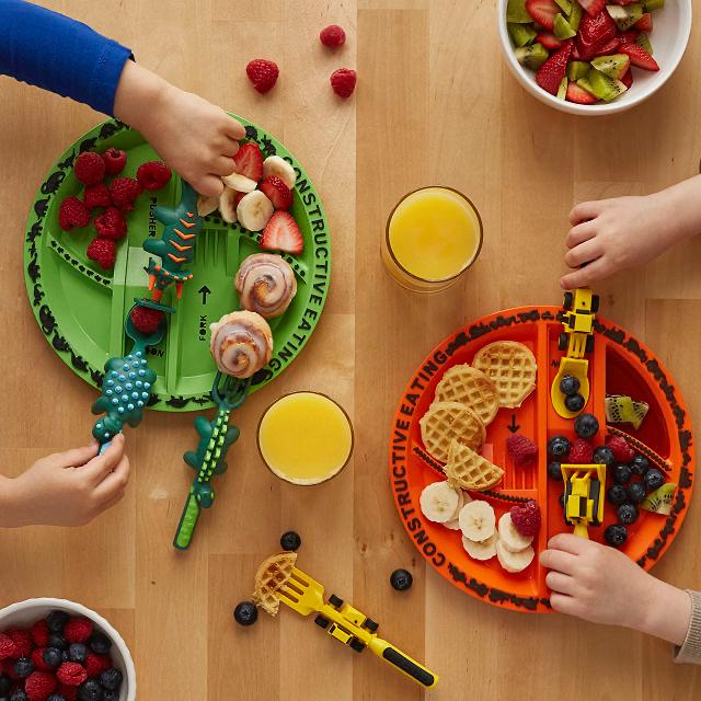DiggerWare | Engaging Fun Children's Mealtime Tableware Set 1