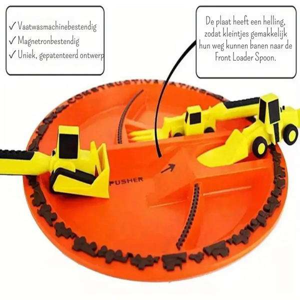 DiggerWare | Engaging Fun Children&#39;s Mealtime Tableware Set 6