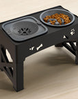 DinePaw | Elevated Dog Bowl with Adjustable Stand & Slow Feeding Design 3