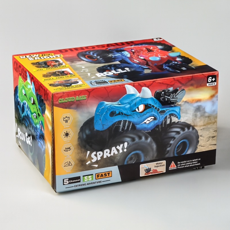 DinoBlaze | RC Monster Truck with LED Lights and Smoke Exhaust 3