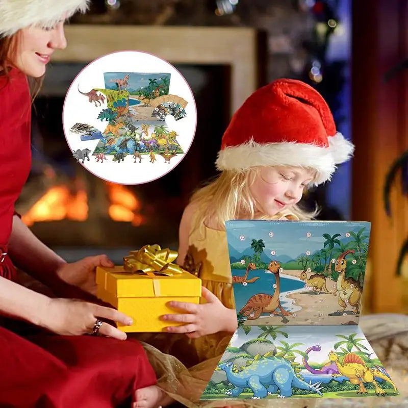 DinoDelight | Colorful Interactive Dinosaur Advent Calendar for Kids 1