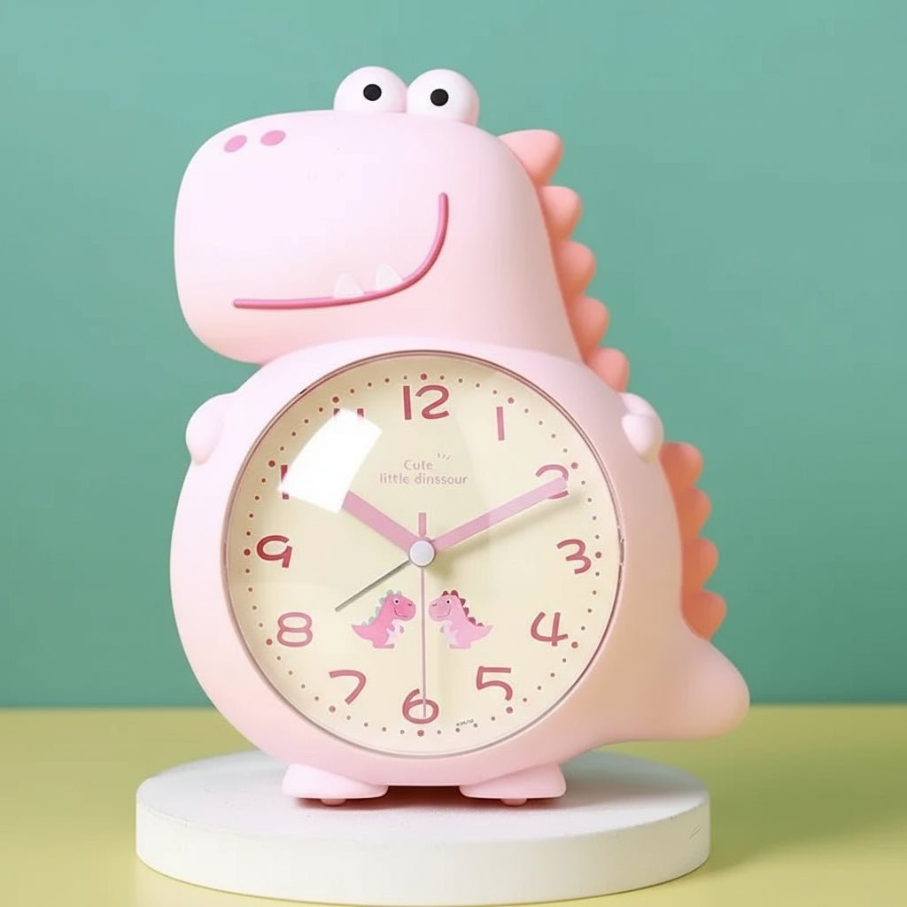 DinoGlow | Playful Gentle Wake-Up Dinosaur Alarm Clock for Kids 8