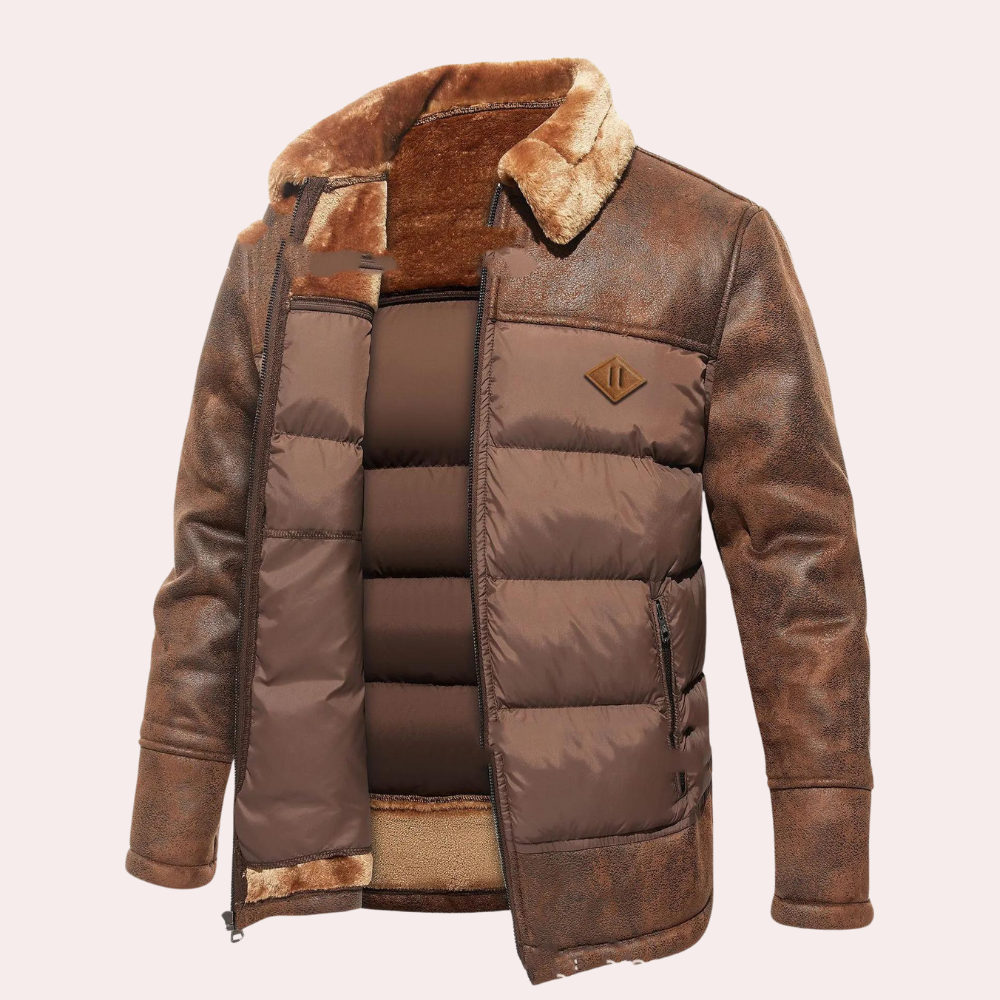 Dirk | Men’s Padded Jacket with Quilted Design for Extra Warmth 0
