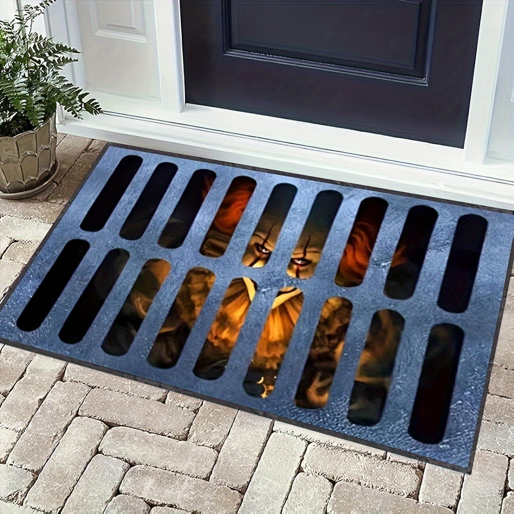 Door Mat Halloween Horror Non-Slip Polyester Rug 1