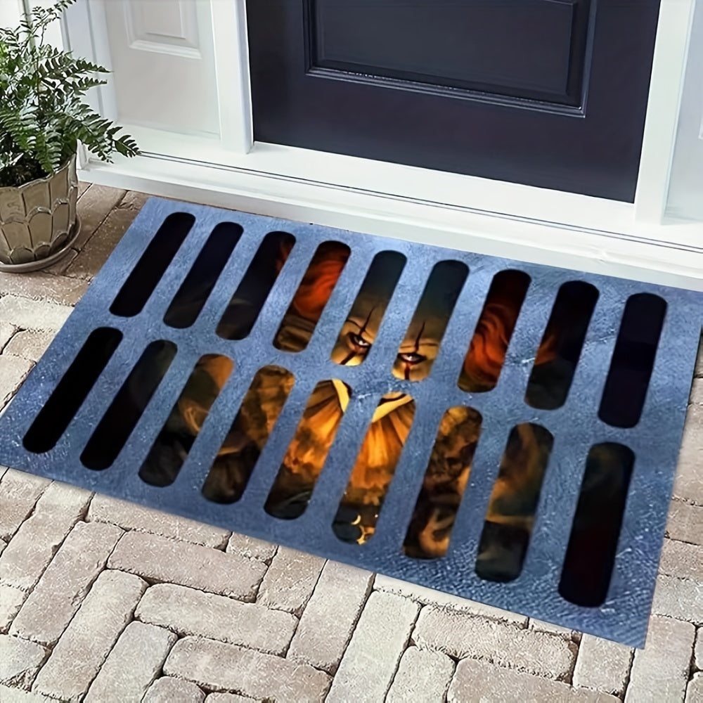 Door Mat Halloween Horror Non-Slip Polyester Rug 2