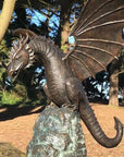 Draconis | Enchanting Fire-Breathing Dragon Fountain Sculpture 2