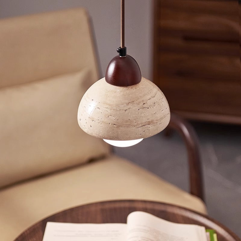 Draftsman | Artistic Mushroom Stone Pendant Lamp 1