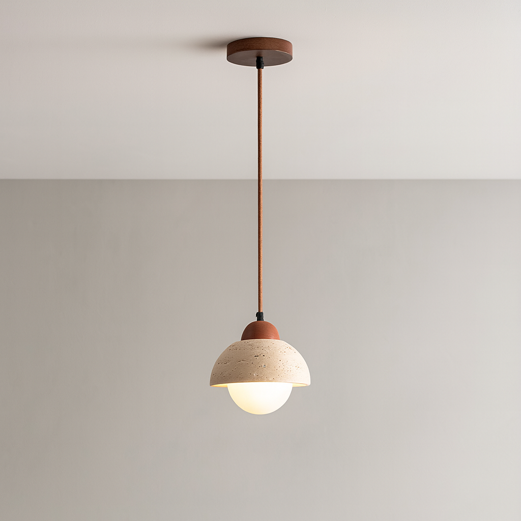 Draftsman | Artistic Mushroom Stone Pendant Lamp 2