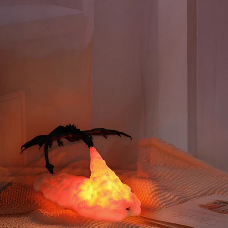 DragonGlow | LED Dragon Flame Lamp Sculpture for Home Decoration 5
