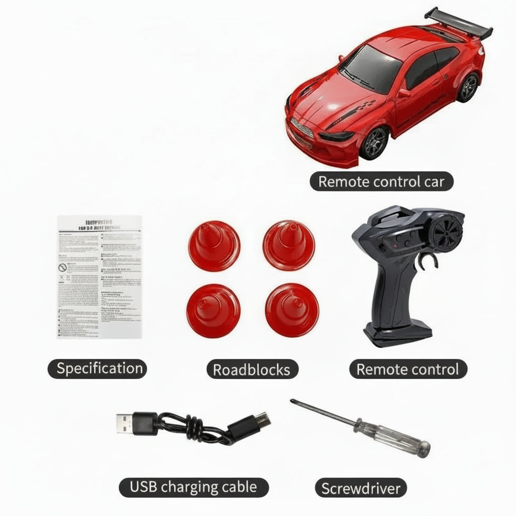 DriftMaster | Compact Agile RC Drift Car for Exciting Miniature Racing 10