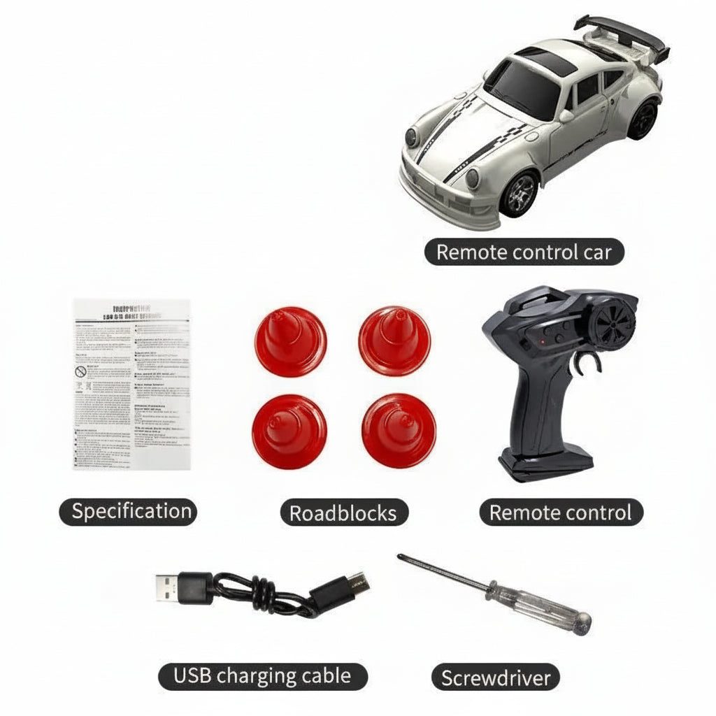 DriftMaster | Compact Agile RC Drift Car for Exciting Miniature Racing 12