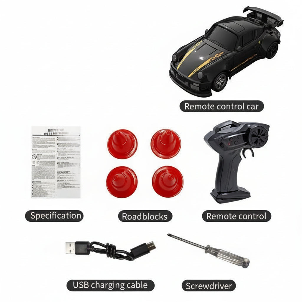 DriftMaster | Compact Agile RC Drift Car for Exciting Miniature Racing 7