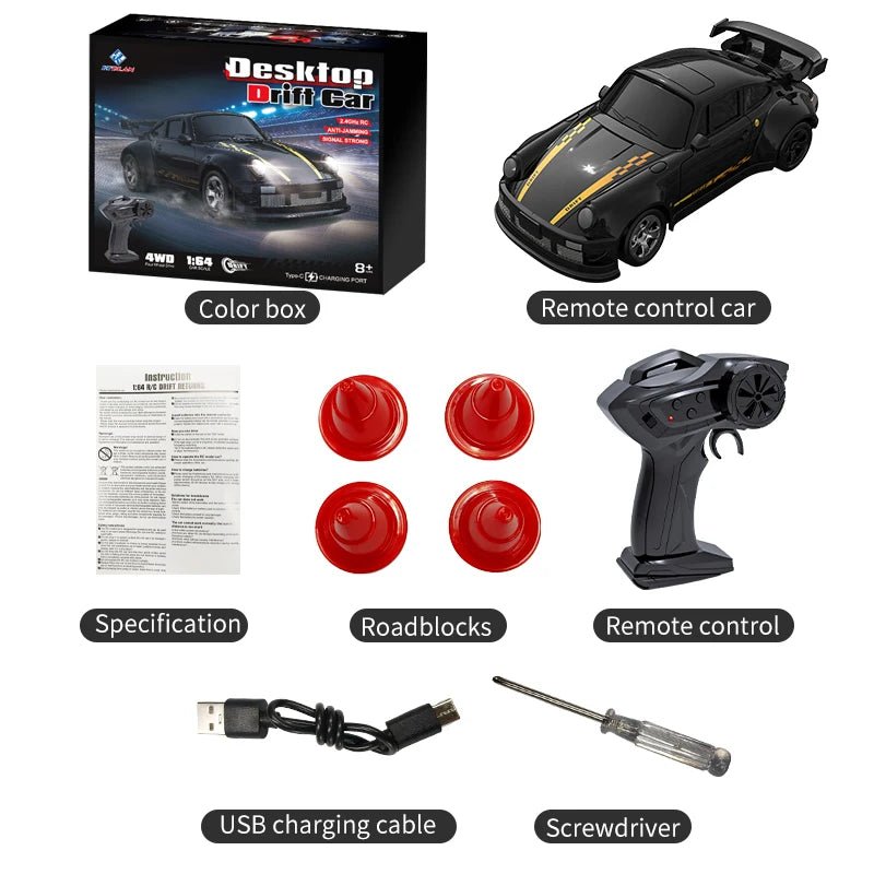 DriftMaster | Compact Agile RC Drift Car for Exciting Miniature Racing 9